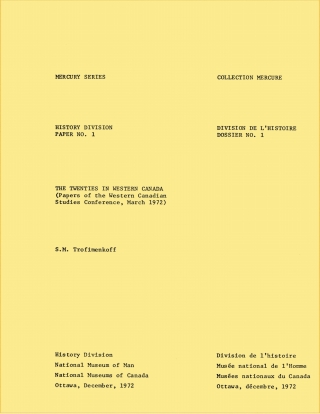 Imagen de portada: Twenties in Western Canada 9781772823783