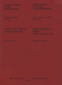 Omslagafbeelding: Canadian War Museum: annual review 1975 9781772824452