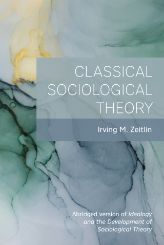 Cover image: Classical Sociological Theory 1st edition 9781773381008