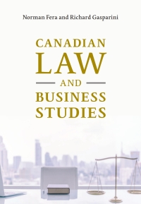 Imagen de portada: Canadian Law and Business Studies 9781773383019