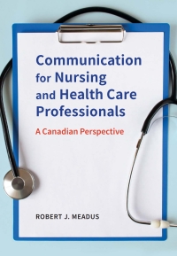 Cover image: Communication for Nursing and Healthcare Professionals 1st edition 9781773383651