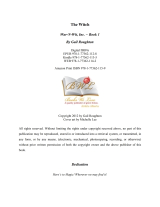 Imagen de portada: The Witch 9781773621159