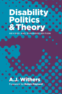 Imagen de portada: Disability Politics and Theory, Revised and Expanded Edition 2nd edition 9781773635675