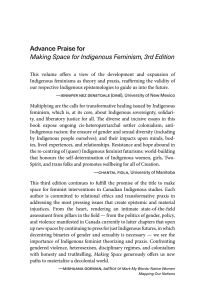 Cover image: Making Space for Indigenous Feminism, 3rd edition 3rd edition 9781773635507