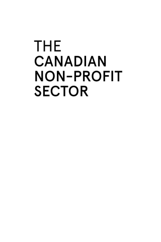 Omslagafbeelding: The Canadian Non-profit Sector: Neoliberalism and the Assault on Community 9781773636696