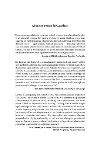 Imagen de portada: Lawless: Abortion under Complete Decriminalization 9781773637501