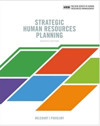 Cover image: Strategic Human Resources Planning (Top Hat eText) 7th edition 9781774123270