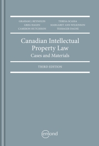 Imagen de portada: Canadian Intellectual Property Law: Cases and Materials 3rd edition 9781774620434