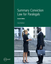 Cover image: Summary Conviction Law for Paralegals 2nd edition 9781774620618