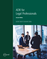 Cover image: ADR for Legal Professionals 2nd edition 9781774621622