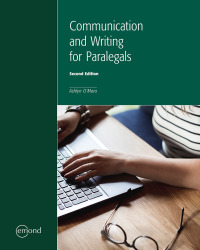 Cover image: Communication and Writing for Paralegals 2nd edition 9781774623053