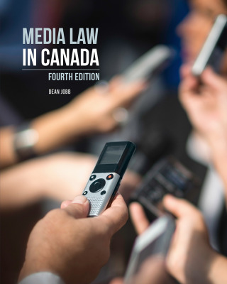 Cover image: Media Law in Canada 4th edition 9781774623411