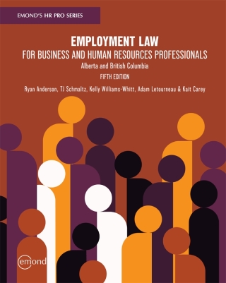 Imagen de portada: Employment Law for Business and Human Resources Professionals: Alberta and British Columbia 5th edition 9781774625828
