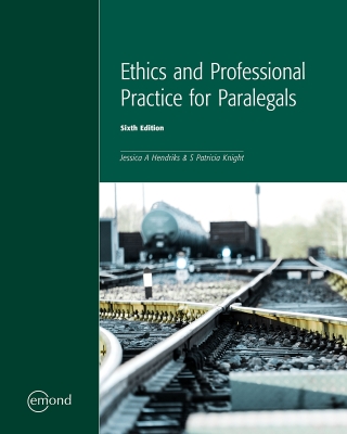 Cover image: Ethics and Professional Practice for Paralegals 6th edition 9781774625859