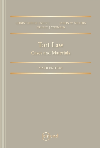 Cover image: Tort Law: Cases and Materials 6th edition 9781774625941