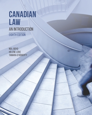 Cover image: Canadian Law: An Introduction 8th edition 9781774626115