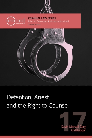 Cover image: Detention, Arrest, and the Right to Counsel 1st edition 9781774626634