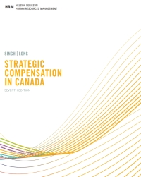 Cover image: Strategic Compensation in Canada 7th edition 9781774128442