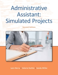 Cover image: Administrative Assistant: Simulated Projects 2nd edition 9781775388487