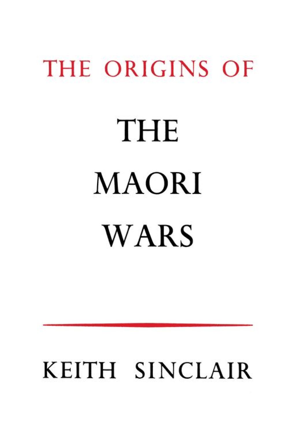 Origins of the Maori Wars