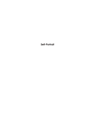 Cover image: Self-Portrait 9781869407841