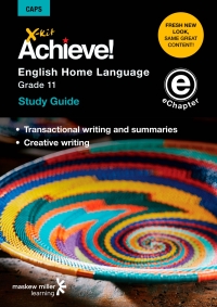 Cover image: X-kit Achieve! English Home Language Grade 11 Study Guide (Topics 5 and 6) 1st edition 9781775781400