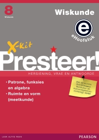 Cover image: X-kit Presteer! Wiskunde Graad 8 Studiegids (Modules 2 en 3) 1st edition 9781775781134