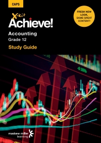 Cover image: X-kit Achieve! Accounting Grade 12 Study Guide 1st edition 9781775786870