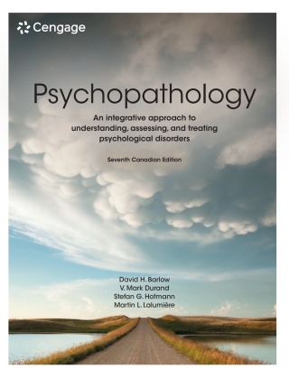 Cover image: Psychopathology: An Integrative Approach to Understanding, Assessing, and Treating Psychological Disorders 7th edition 9781774740323