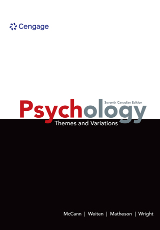 Cover image: Psychology: Themes and Variations 7th edition 9781778412899