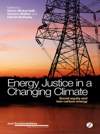 Titelbild: Energy Justice in a Changing Climate 1st edition 9781780325767