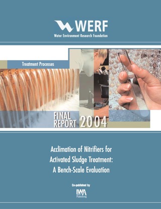 Imagen de portada: Acclimation of Nitrifiers for Activated Sludge Treatment 9781843396918