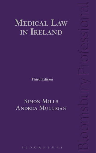 Cover image: Medical Law in Ireland 3rd edition