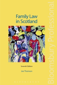 Cover image: Family Law in Scotland 7th edition 9781780437590