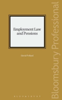 表紙画像: Employment Law and Pensions 1st edition 9781780439013
