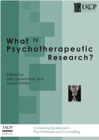 صورة الغلاف: What is Psychotherapeutic Research? 9781855753013
