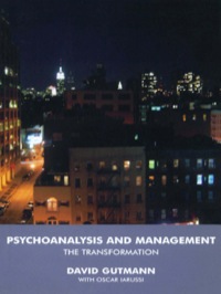 Cover image: Psychoanalysis and Management 9781855759923
