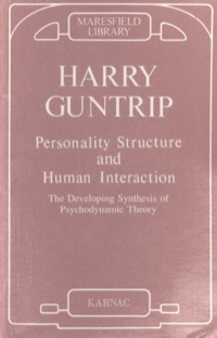 Cover image: Personality Structure and Human Interaction 9781855751187