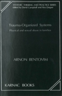Cover image: Trauma-Organized Systems 9781855750128