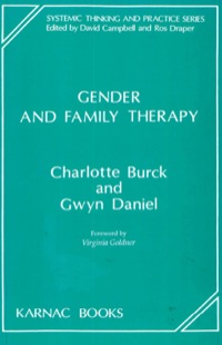 Imagen de portada: Gender and Family Therapy 9781855750722