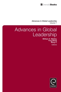 Cover image: Advances in Global Leadership 9781780520025