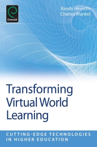 Cover image: Transforming Virtual World Learning 9781780520520