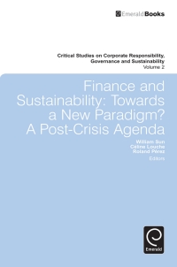 Cover image: Finance and Sustainability 9781780520926