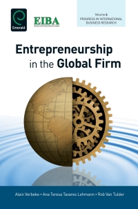 Imagen de portada: Entrepreneurship in the Global Firm 9781780521145