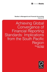 Cover image: Achieving Global Convergence of Financial Reporting Standards 9781780524429