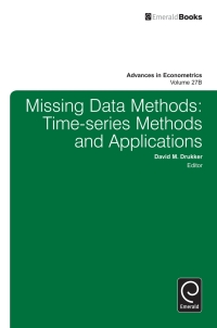 Cover image: Missing Data Methods 9781780525266