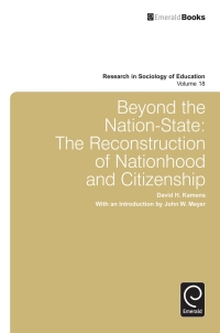 Cover image: Beyond the Nation-State 9781780527086