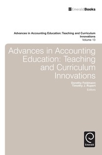 Omslagafbeelding: Advances in Accounting Education 9781780527567