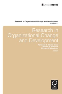 Immagine di copertina: Research in Organizational Change and Development 9781780528069