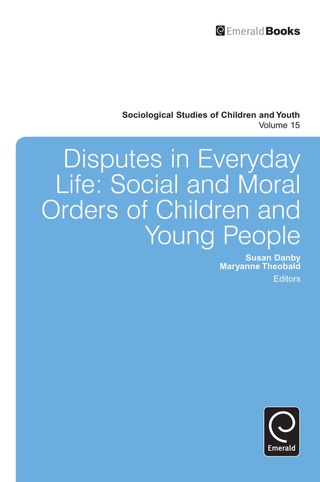 Imagen de portada: Disputes in Everyday Life 9781784413286